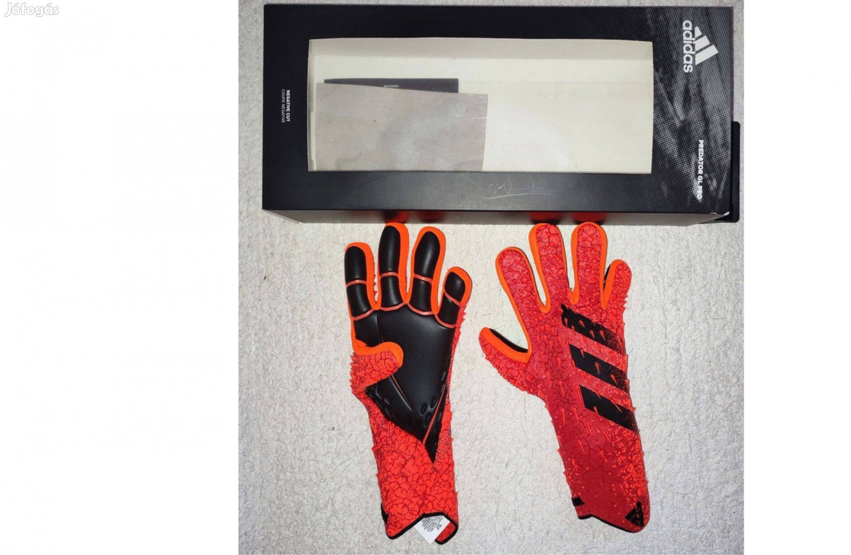 Predator GL Pro piros fekete kapuskesztyű díszdobozban (5)