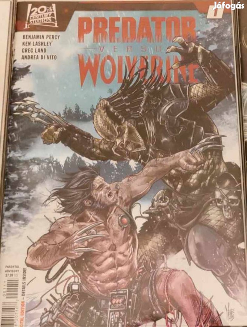 Predator vs. Wolverine képregények 3 db