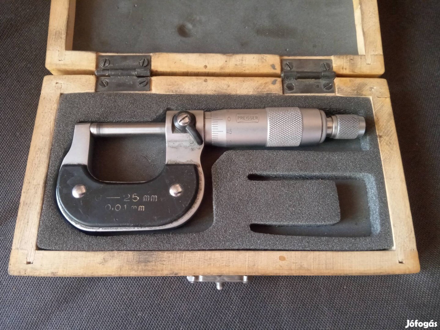 Preisser mikrométer 0-25mm