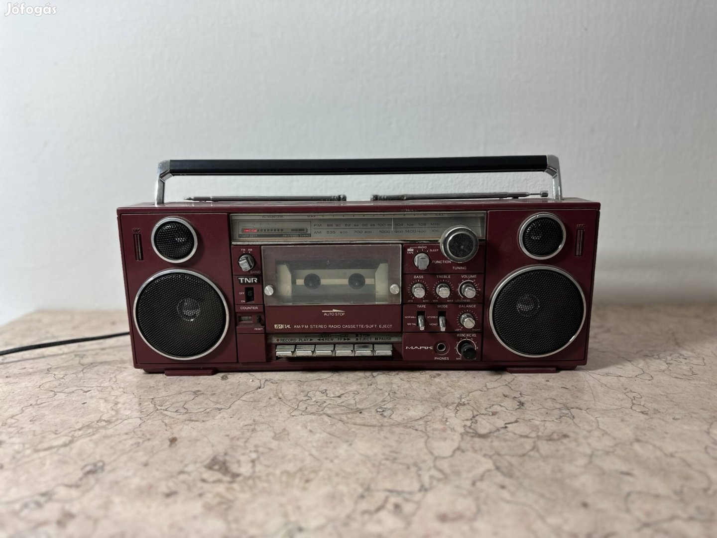 Prelude DW-1100 hordozható boombox kazettás rádió magnó