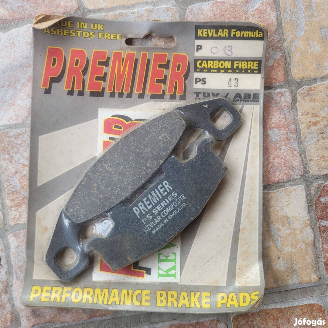 Premier 013 motorkerékpár fékbetét