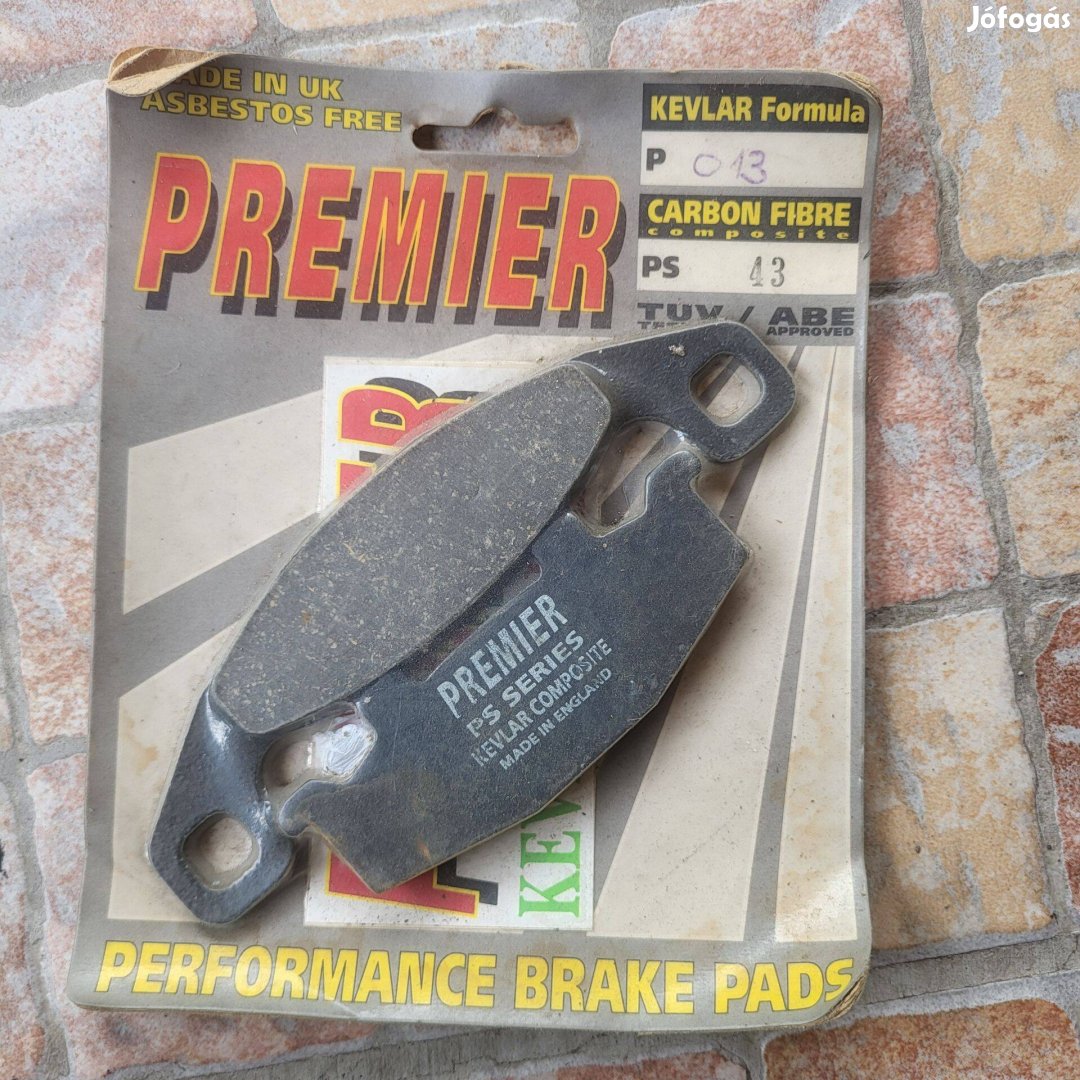 Premier 013 motorkerékpár fékbetét