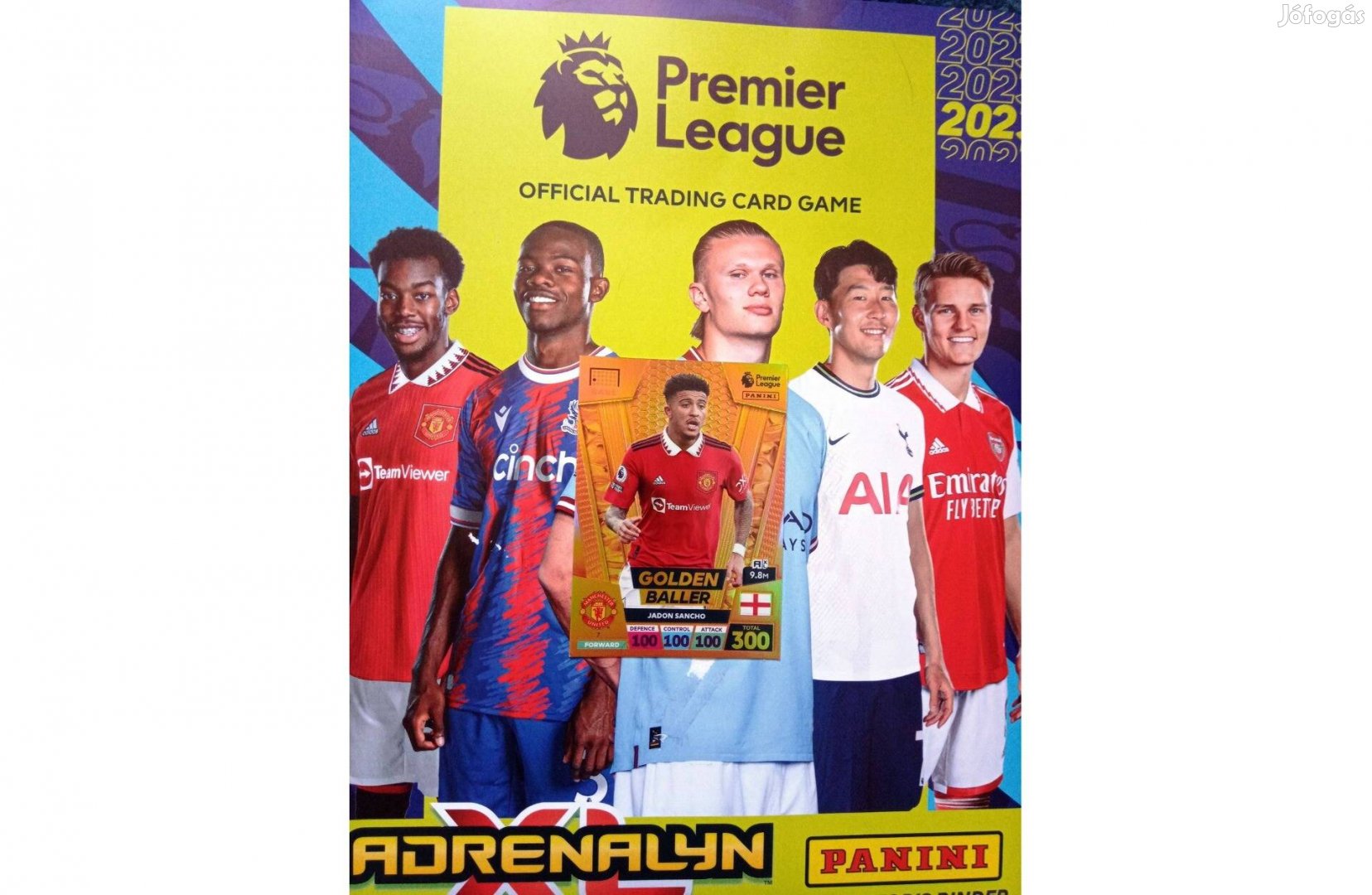 Premier League 2022-2023 Jadon Sancho Golden Baller kártya