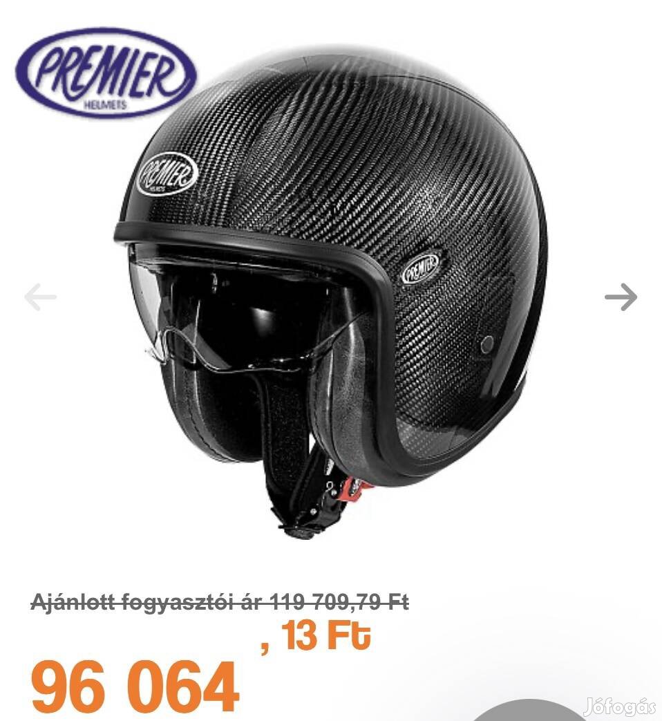 Premier Vintage Evo Carbon bukósisak L