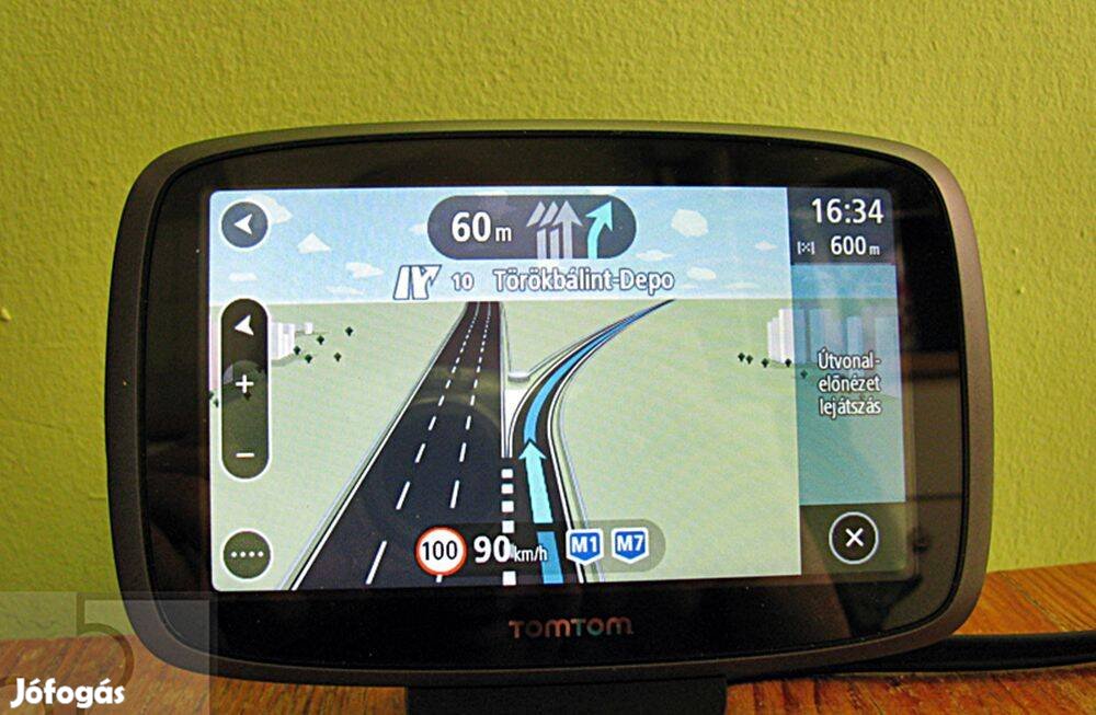 Prémium 5" Tomtom GO 5000 GPS navigáció 2024 élettartam Fulleu TMC SIM