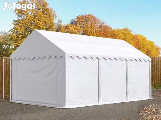 Premium Raktársátor tároló sátor 4x6 m ponyva PVC erősített
