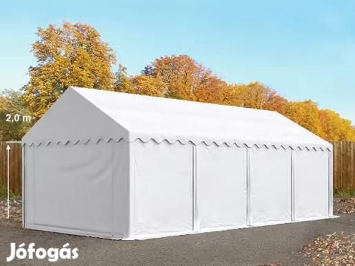 Premium Raktársátor tároló sátor 4x8 m ponyva PVC erősített