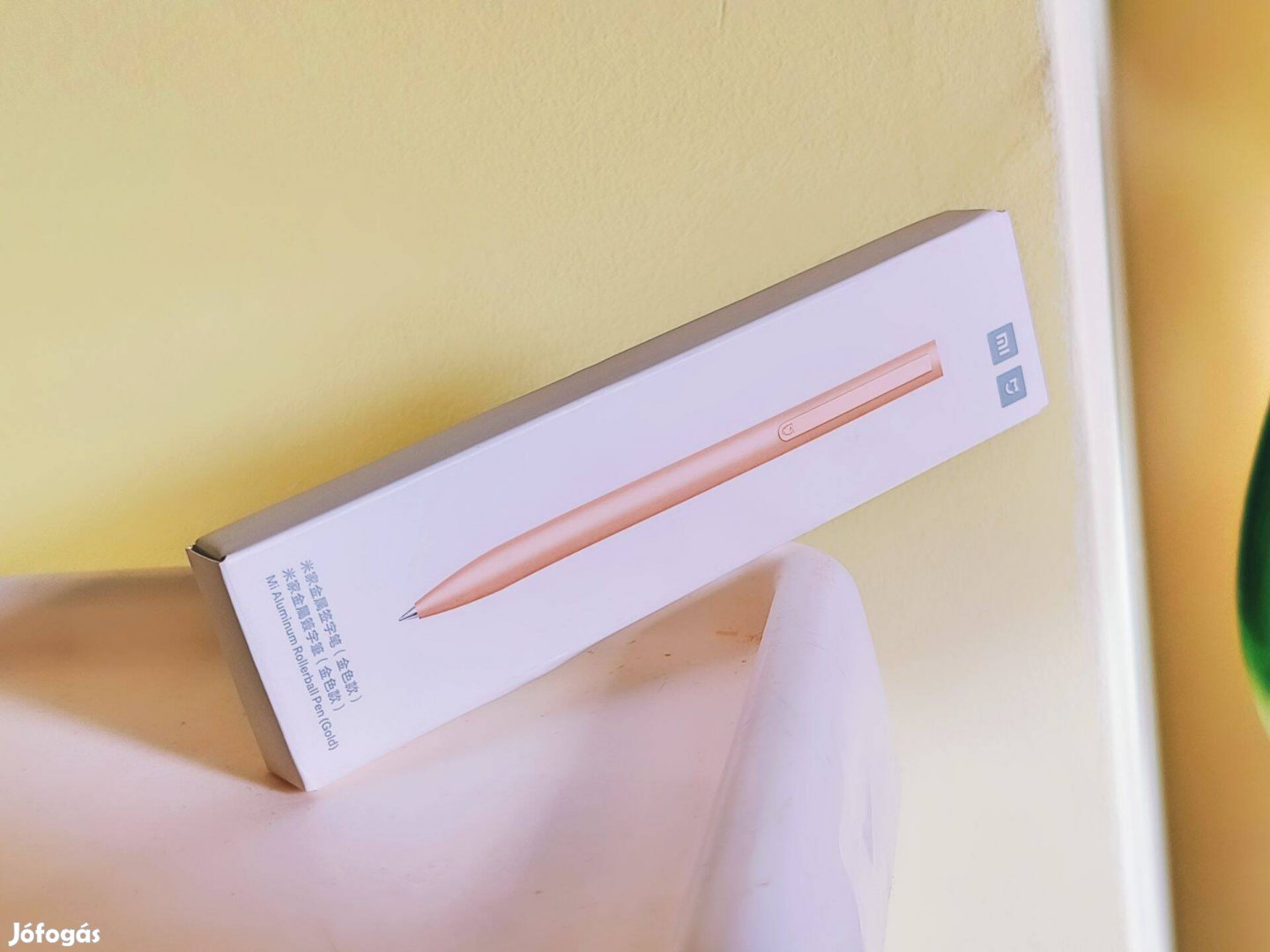 Prémium Xiaomi arany alumínium testű golyóstoll Új toll ajándék irodai