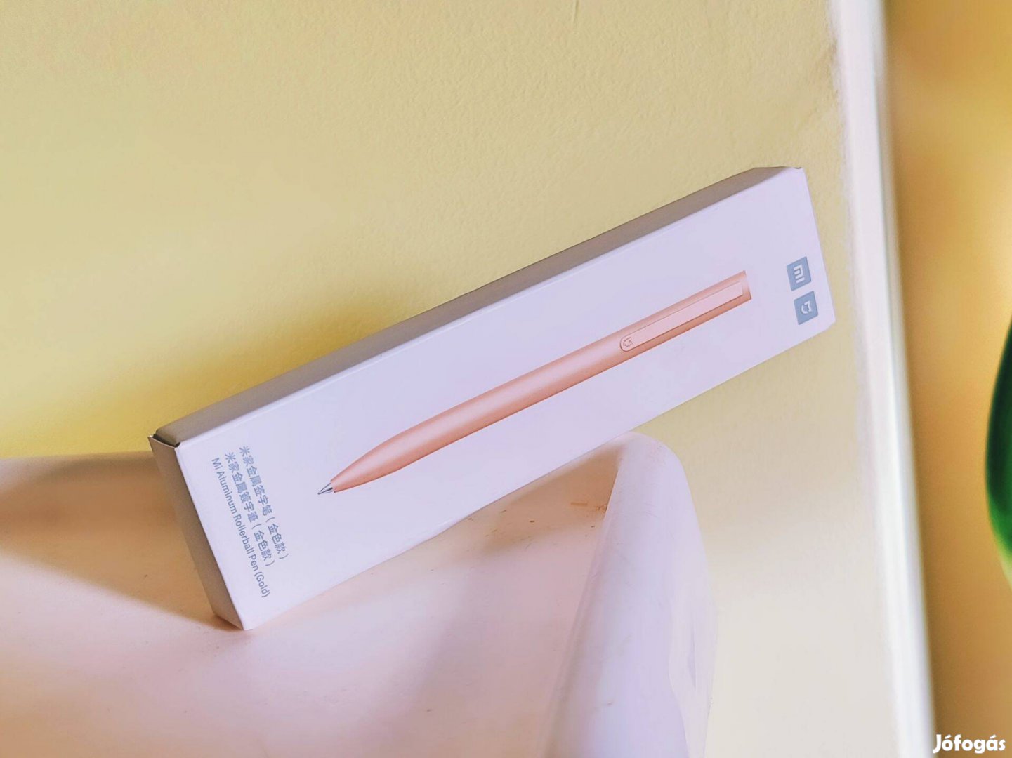 Prémium Xiaomi arany alumínium testű golyóstoll Új toll ajándék irodai