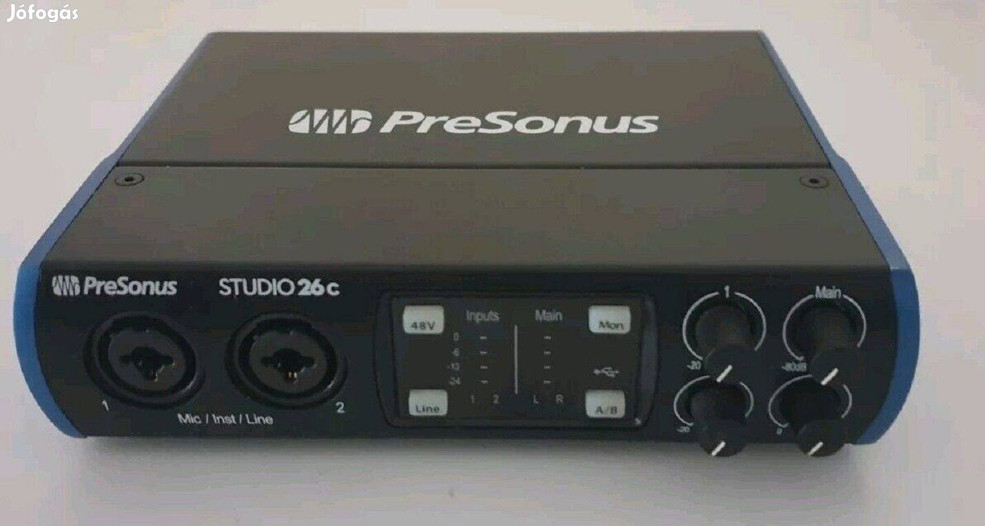 Presonus Studio 26c usb külső hangkártya