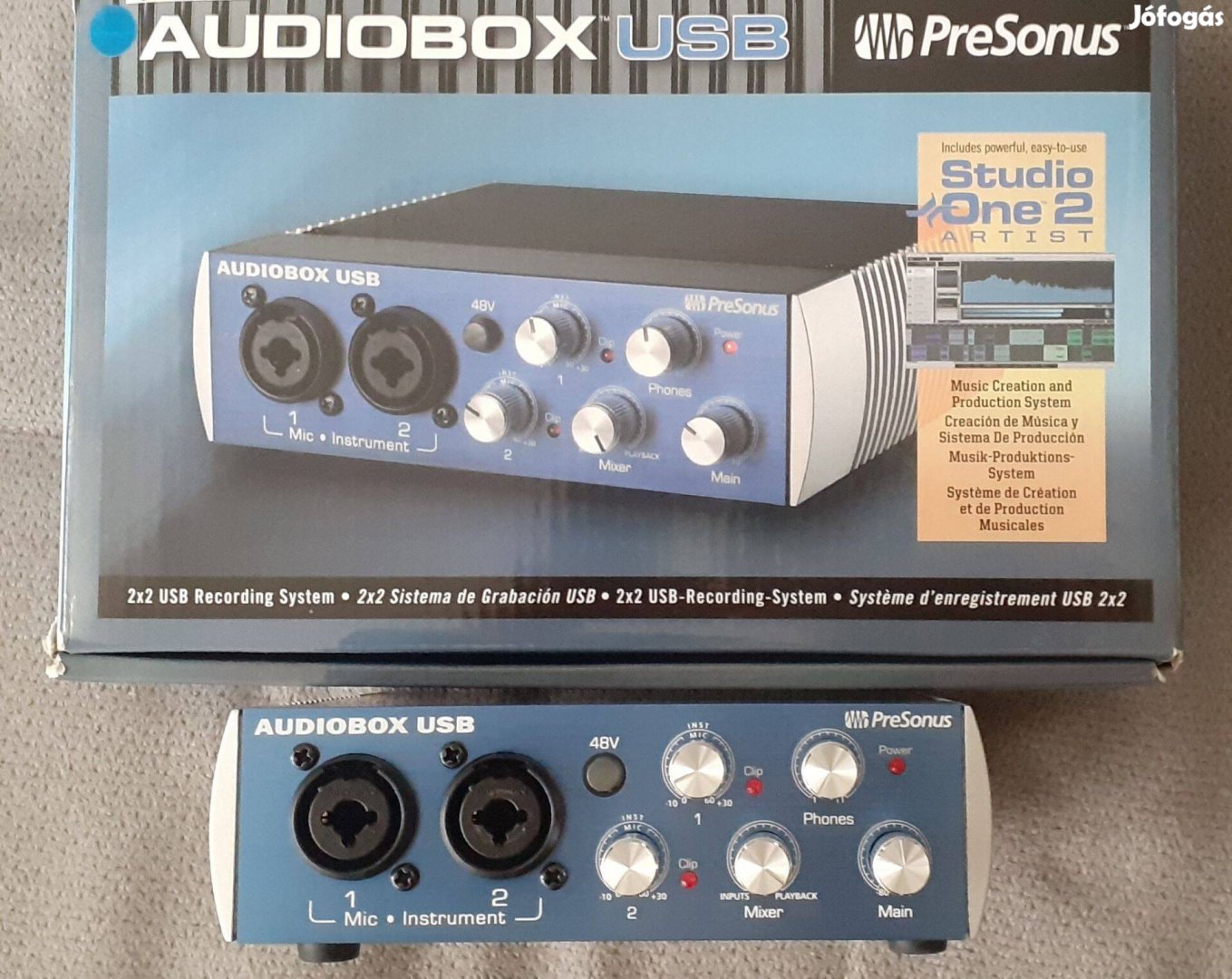 Presonus USB Audiobox külső hangkártya