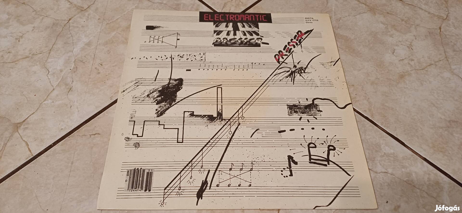 Presser Electromantic bakelit hanglemez