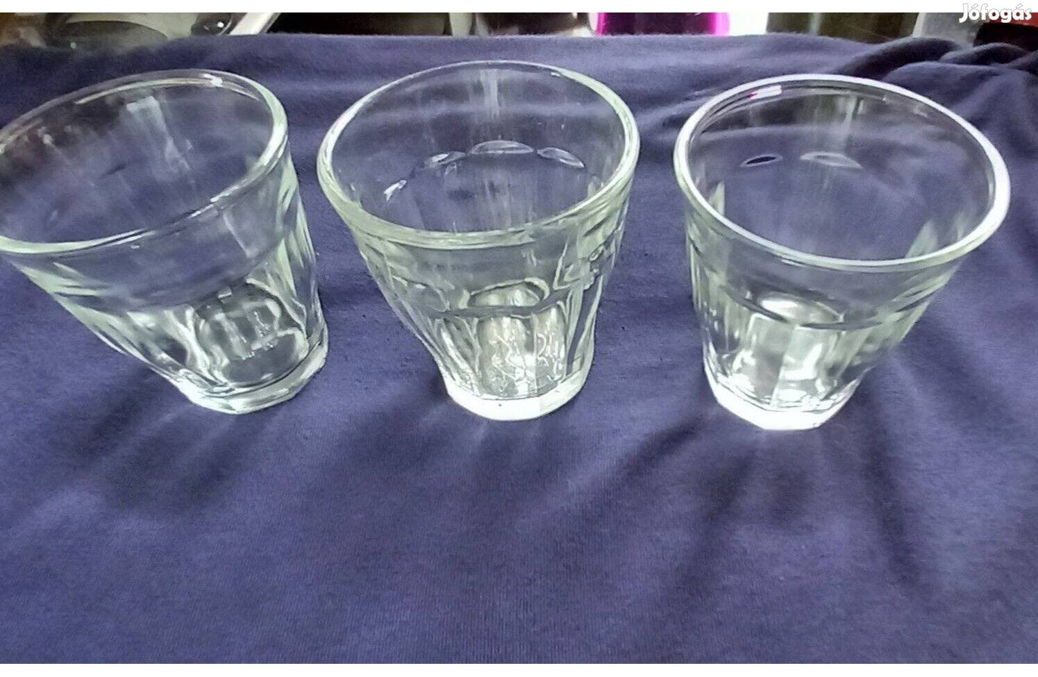 Presszó kávéspohár 90 ml - Új - 3 db