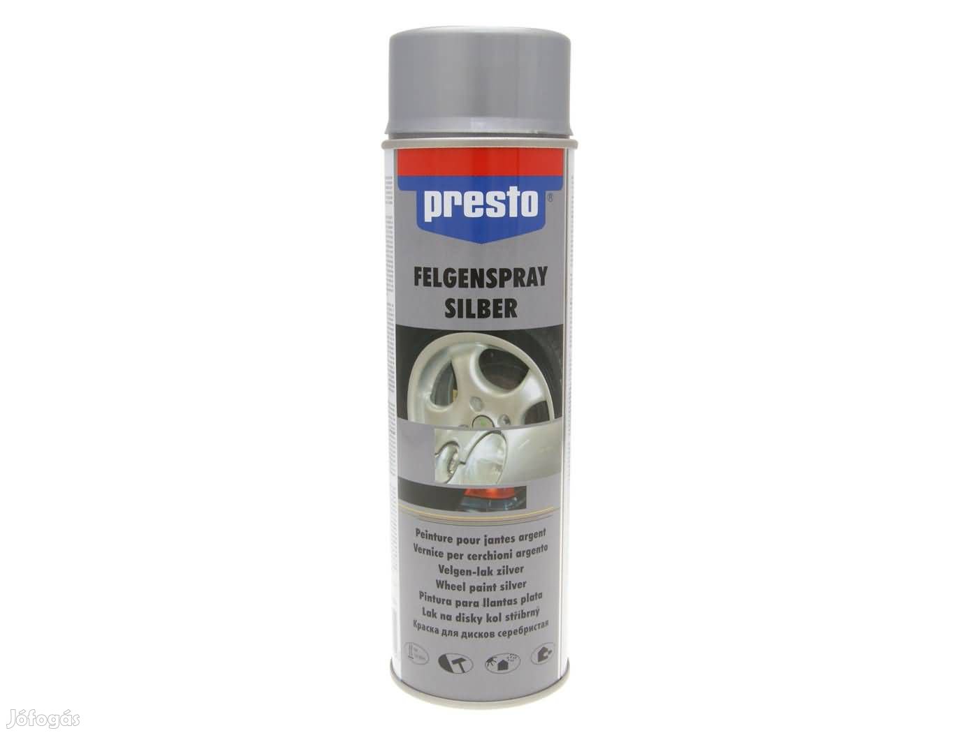 Presto ezüst kerék festék spray - 500ml