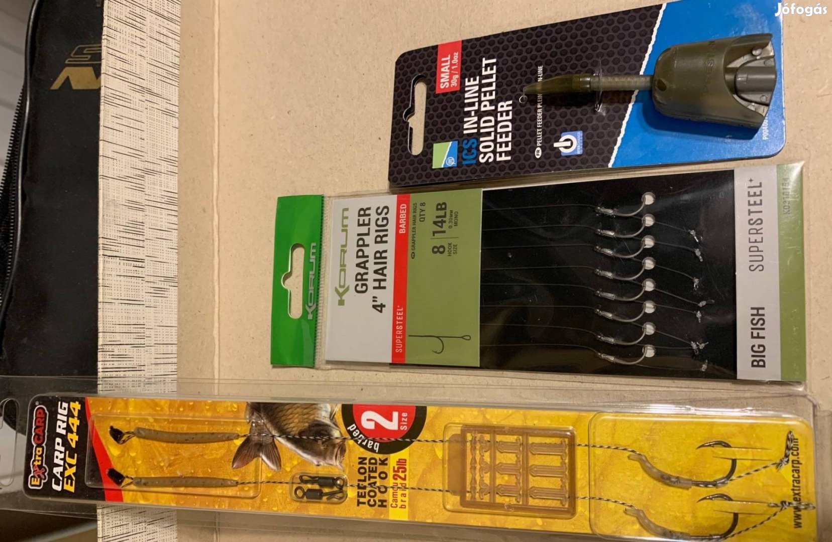 Preston , korum előkötött horgok kosár!