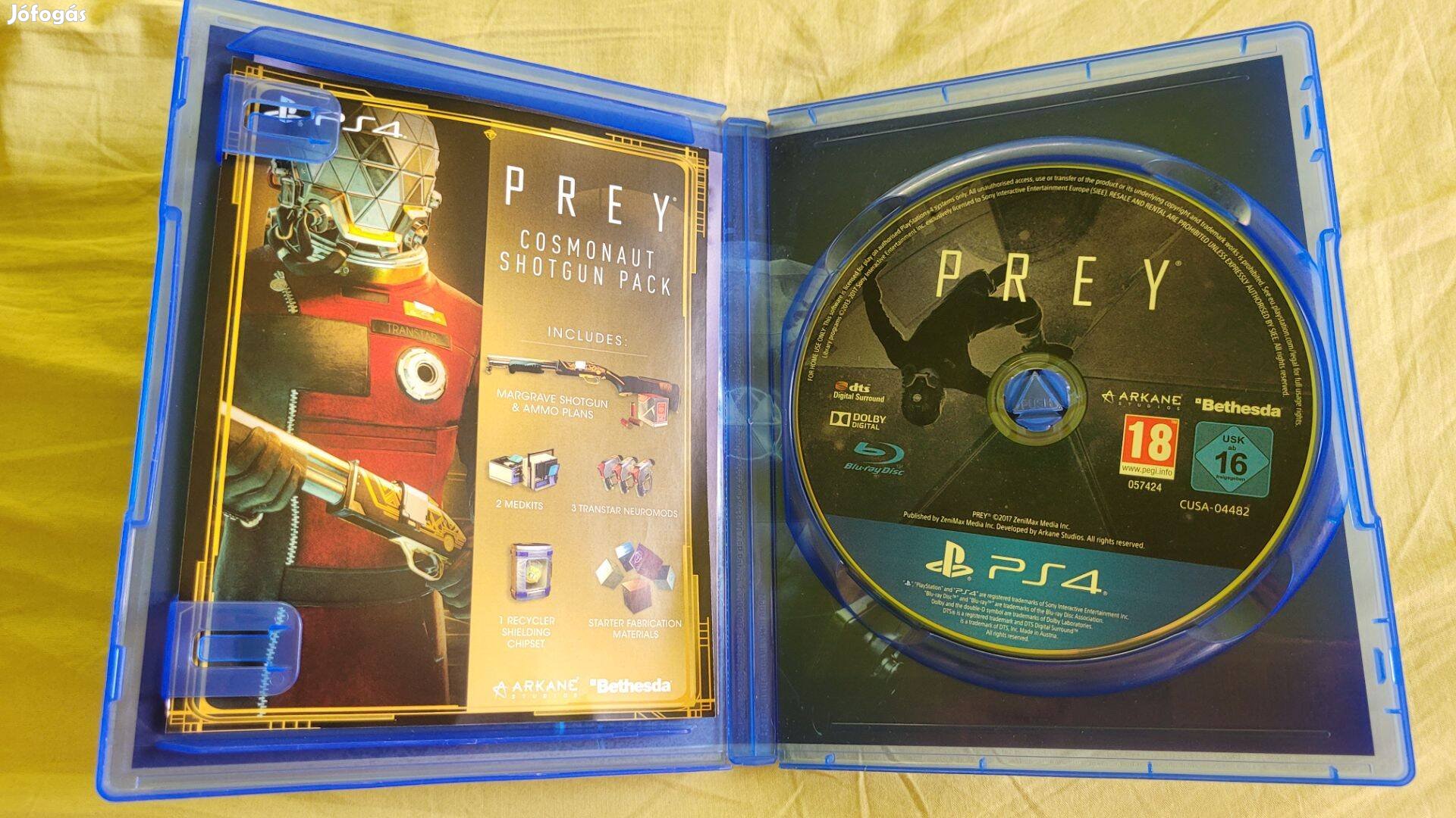 Prey PS4 Játék Playstation 4 konzolra