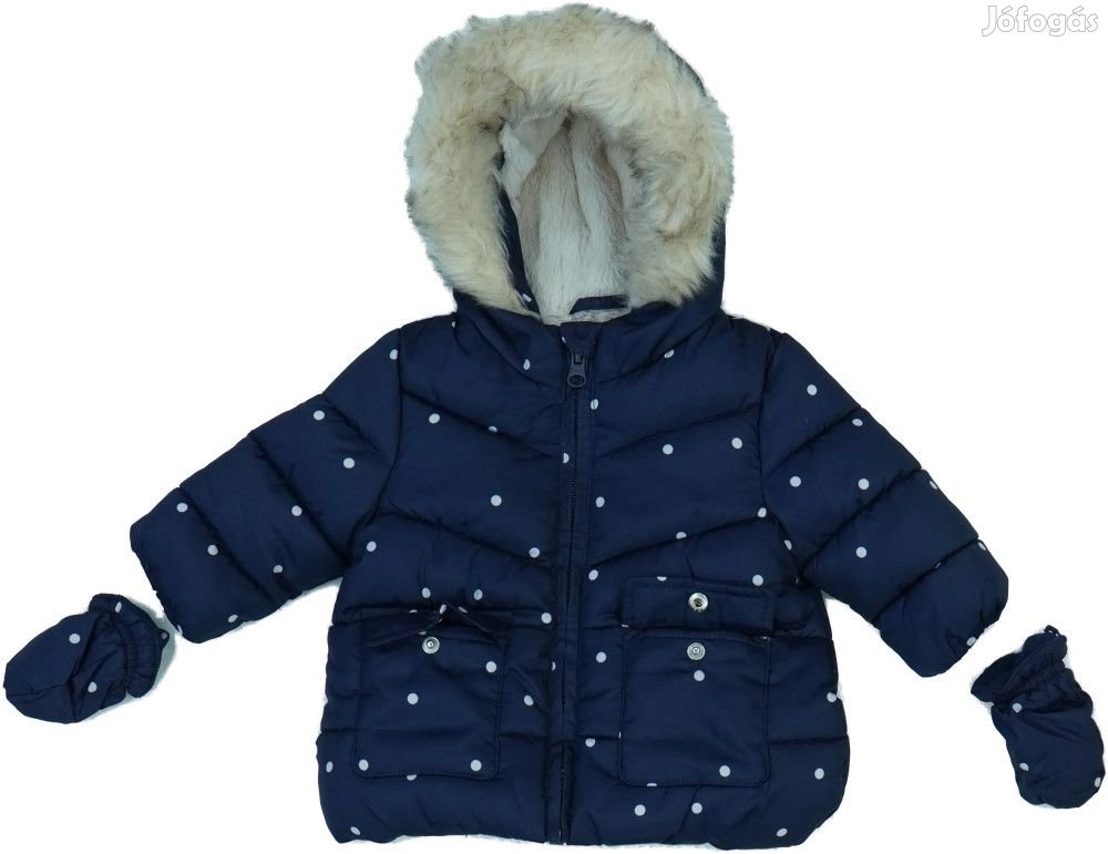 Primark Használt (használtabb) Lány Télikabát (Méret: 62)