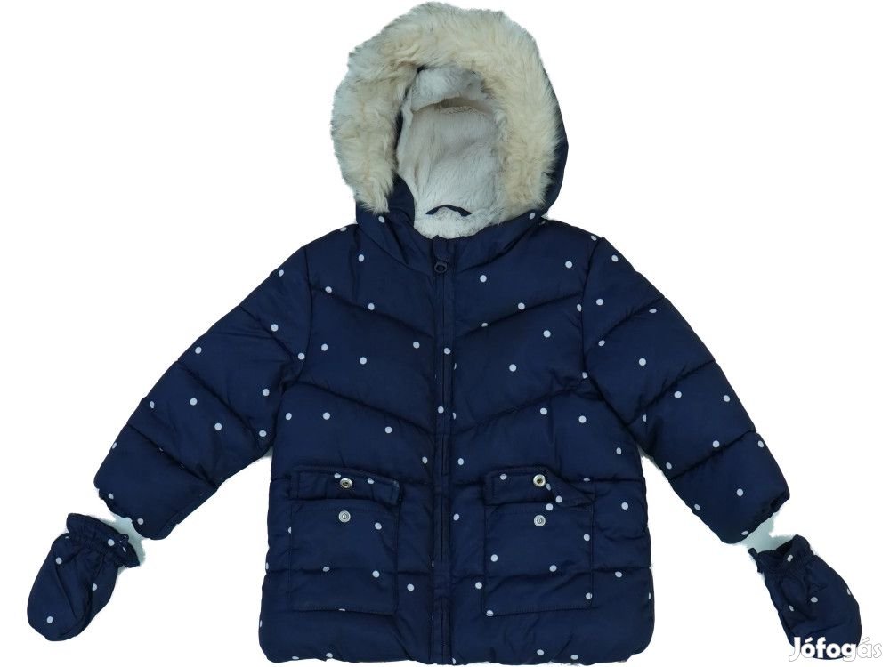 Primark Használt (használtabb) Lány Télikabát (Méret: 86)