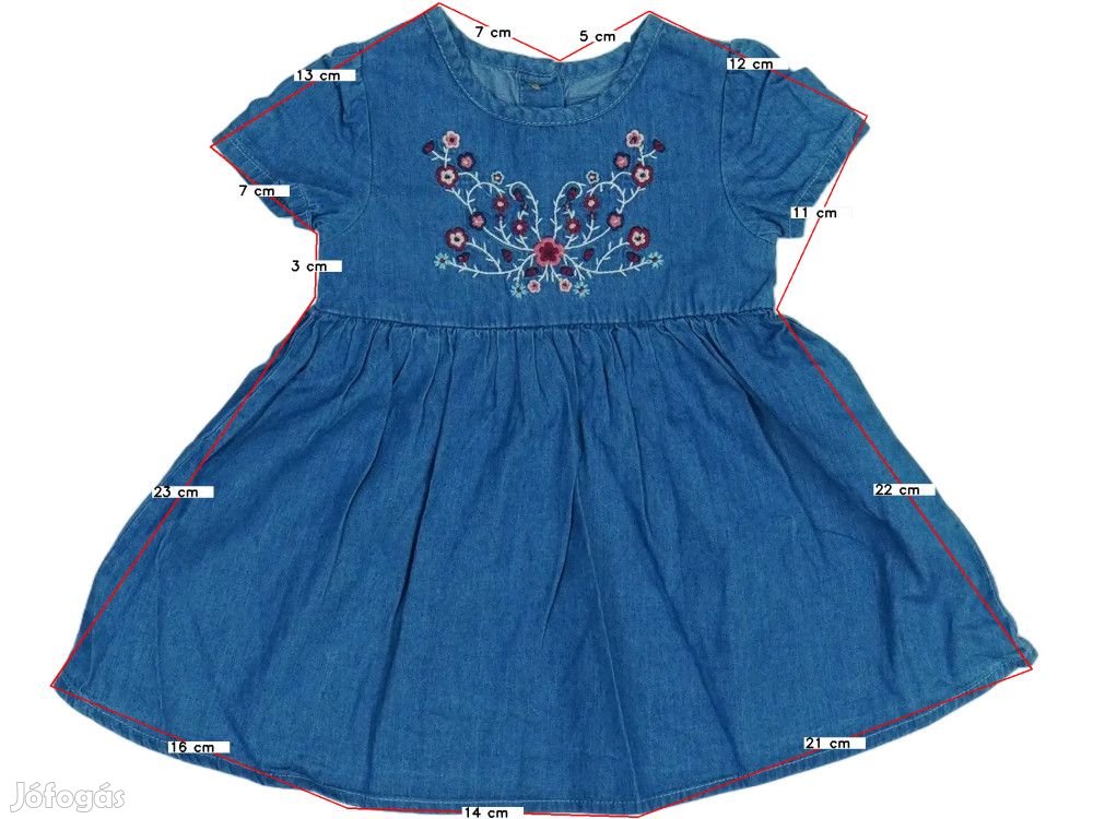 Primark Használt (keveset használt) Lány Ruha (Méret: 68)