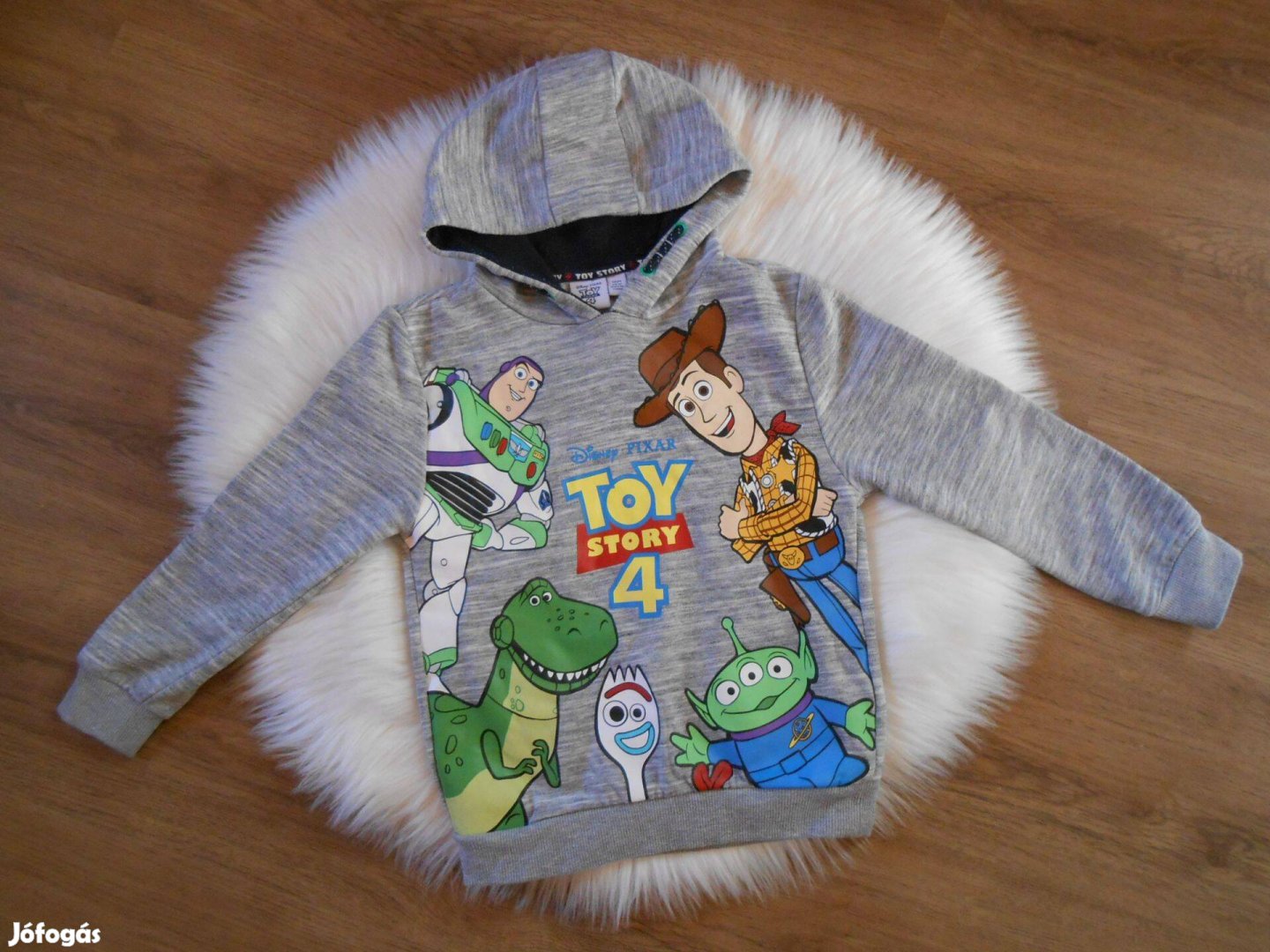 Primark Toy Story kapucnis felső pulóver 5-6 éveseknek