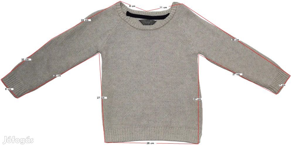 Primark Új (címkés) Fiú Kötött pulcsi (Méret: 86)