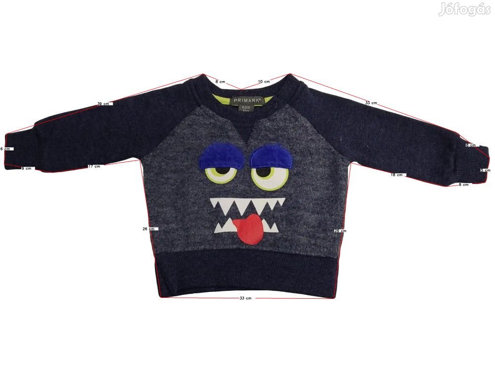 Primark Új (címkés) Fiú Pulóver (Méret: 62)