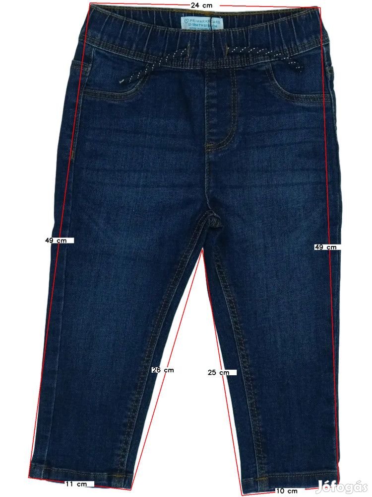 Primark Új (címkés) Lány Farmernadrág (Méret: 86)