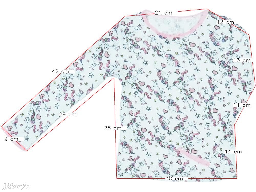 Primark Új (címkés) Lány Hosszú ujjú felső (Méret: 122)
