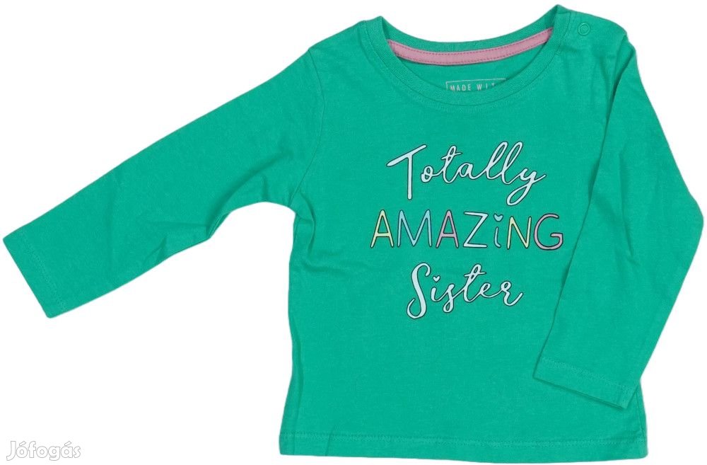 Primark Új (címkés) Lány Hosszú ujjú felső (Méret: 74)