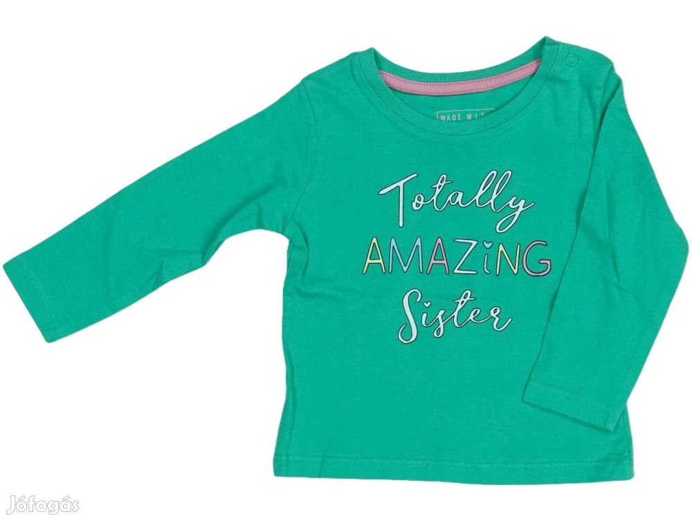 Primark Új (címkés) Lány Hosszú ujjú felső (Méret: 74)