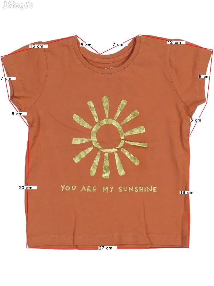 Primark Új (címkés) Lány Póló (Méret: 86)
