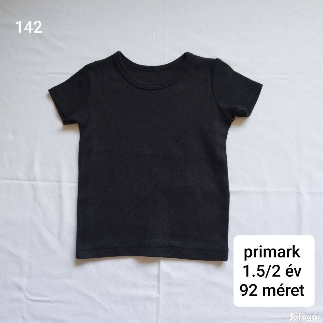 Primark fekete póló 92 méret