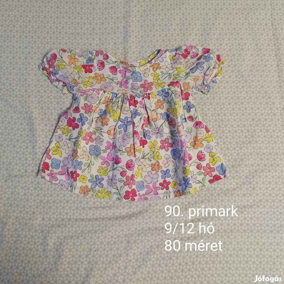 Primark felső 80 méret 