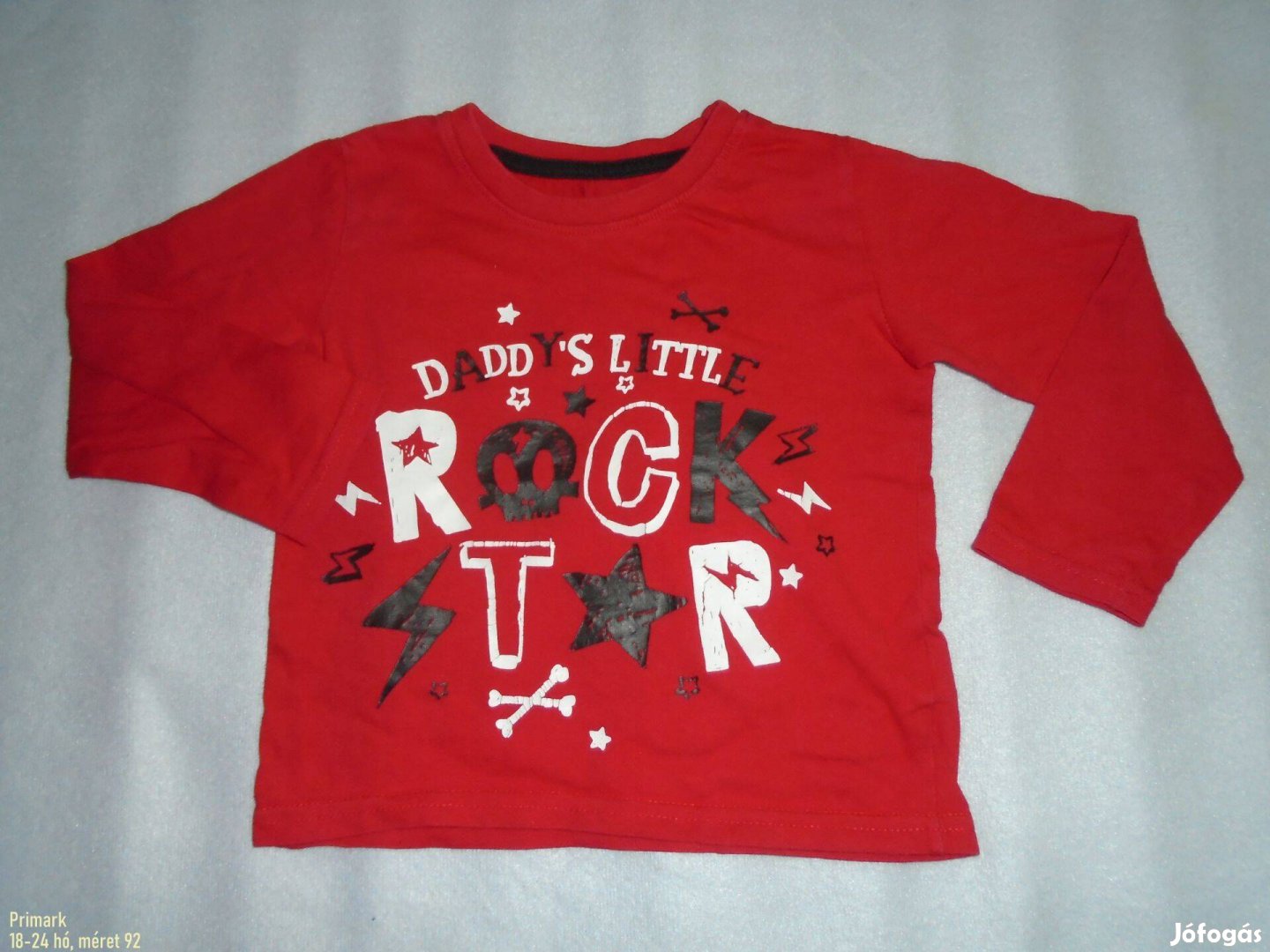 Primark mintás hosszú ujjú felső 18-24 hó méret 92