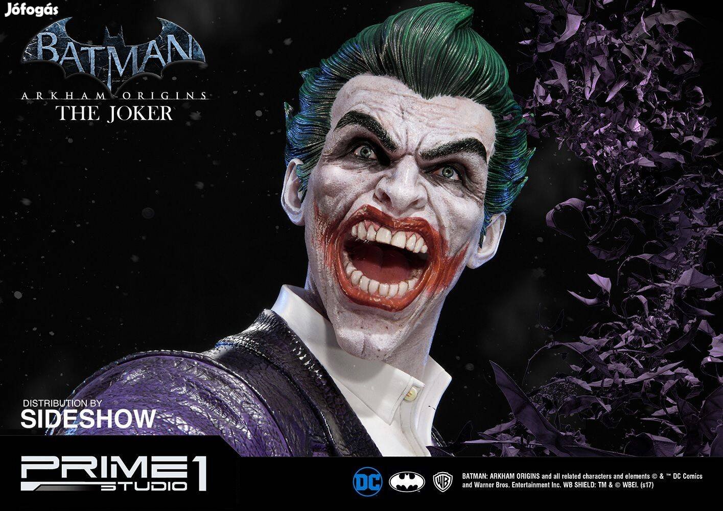 Prime 1 Studio Arkham Origins Joker (Museum Masterline) 1:3 szobor Új!
