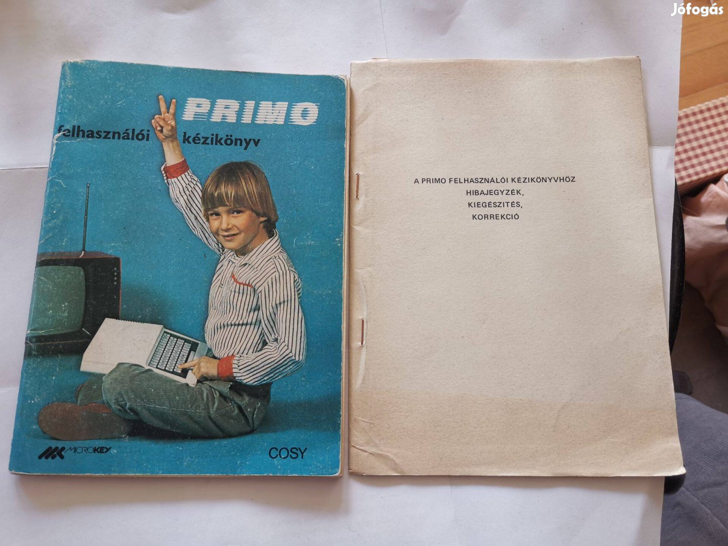 Primo számítógép felhasználói kézikönyv 1985 - ritka - retro PC