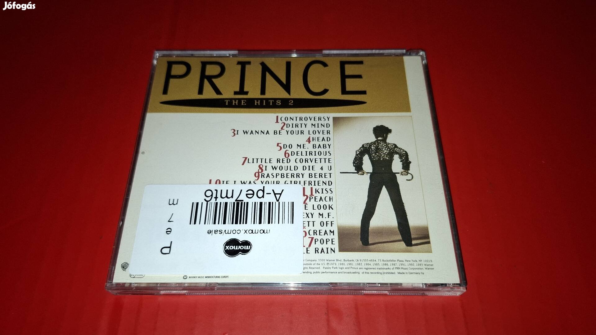 Prince The hits 2  Cd 1993