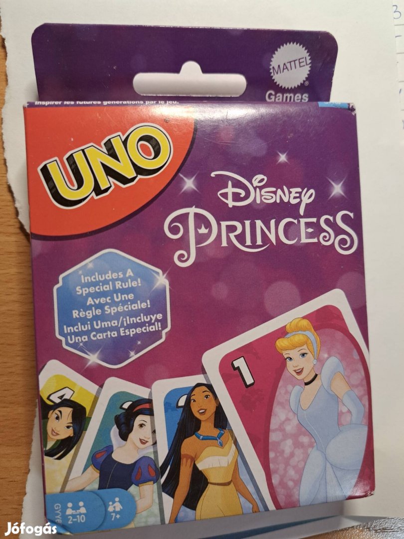 Princess Uno kártya