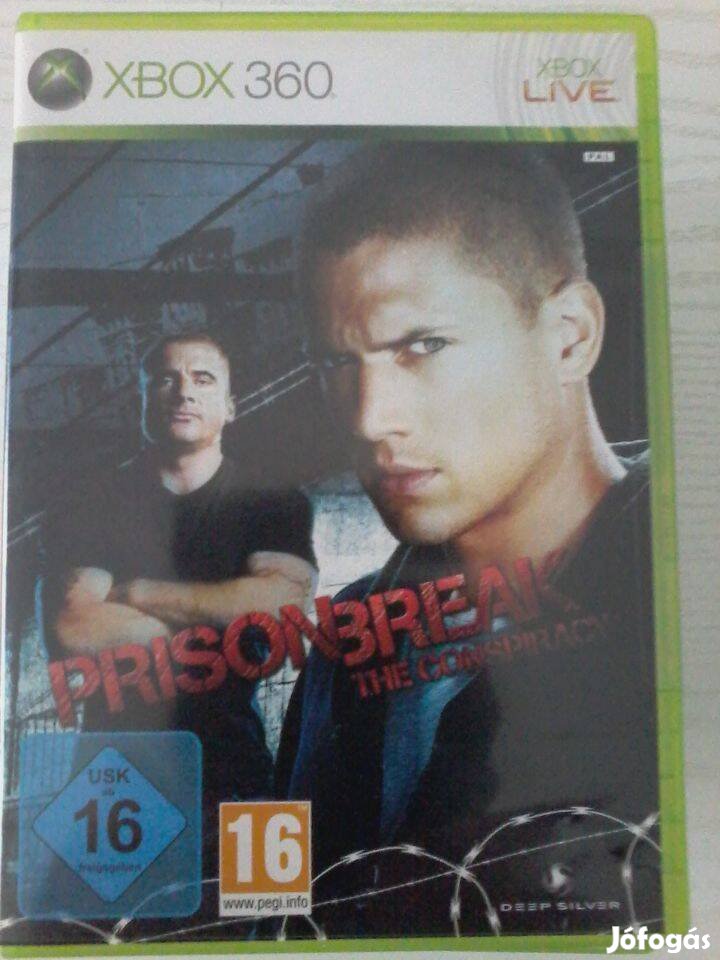 Prisonbreak Xbox 360 játék eladó.(nem postázom)