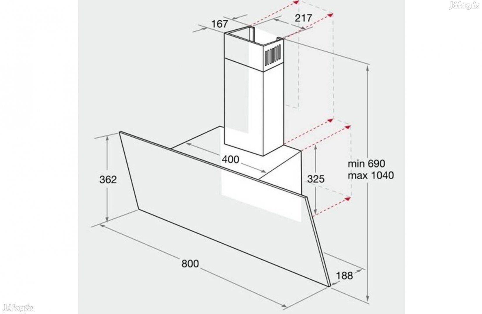 Privileg Dghvp 83 LT K páraelszívó 80 cm