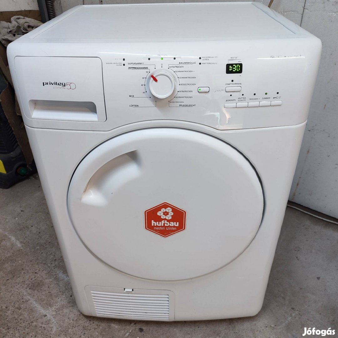 Privileg hőszivattyús szárítógép Garanciával Kecskeméten
