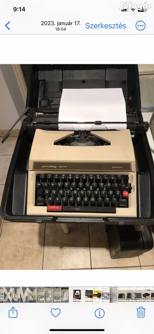 Privileg írógép