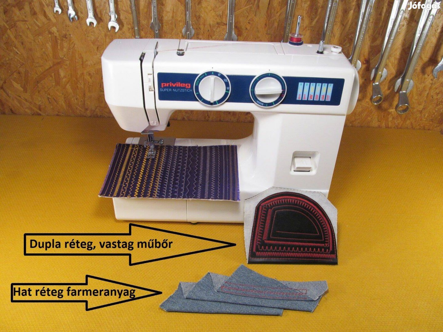 Privileg varrógép, overlock programmal 5 év garanciával (elkelt)
