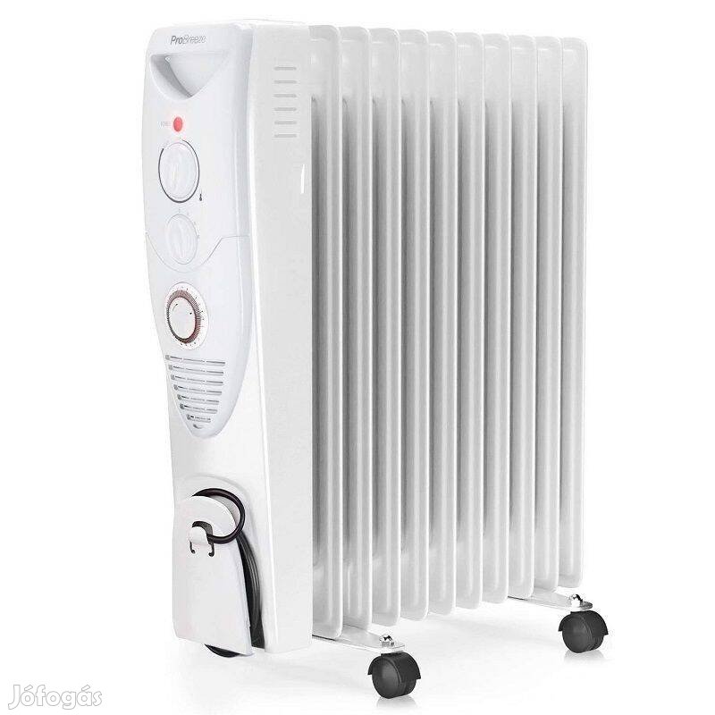 Pro Breeze elektromos olajradiátor, 2500W - fehér (PB-H02-EU)