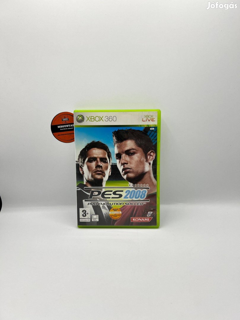 Pro Evolution Soccer 2008 - Xbox 360 játék, használt