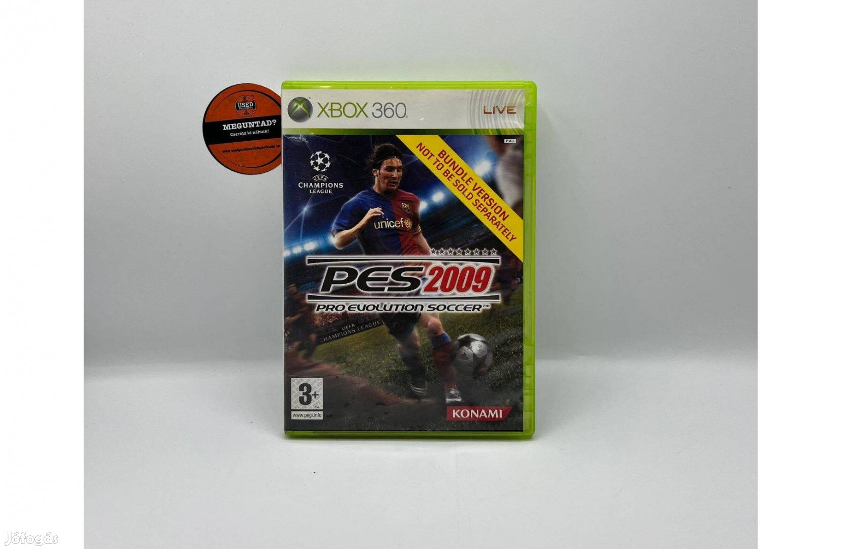 Pro Evolution Soccer 2009 - Xbox 360 játék, használt