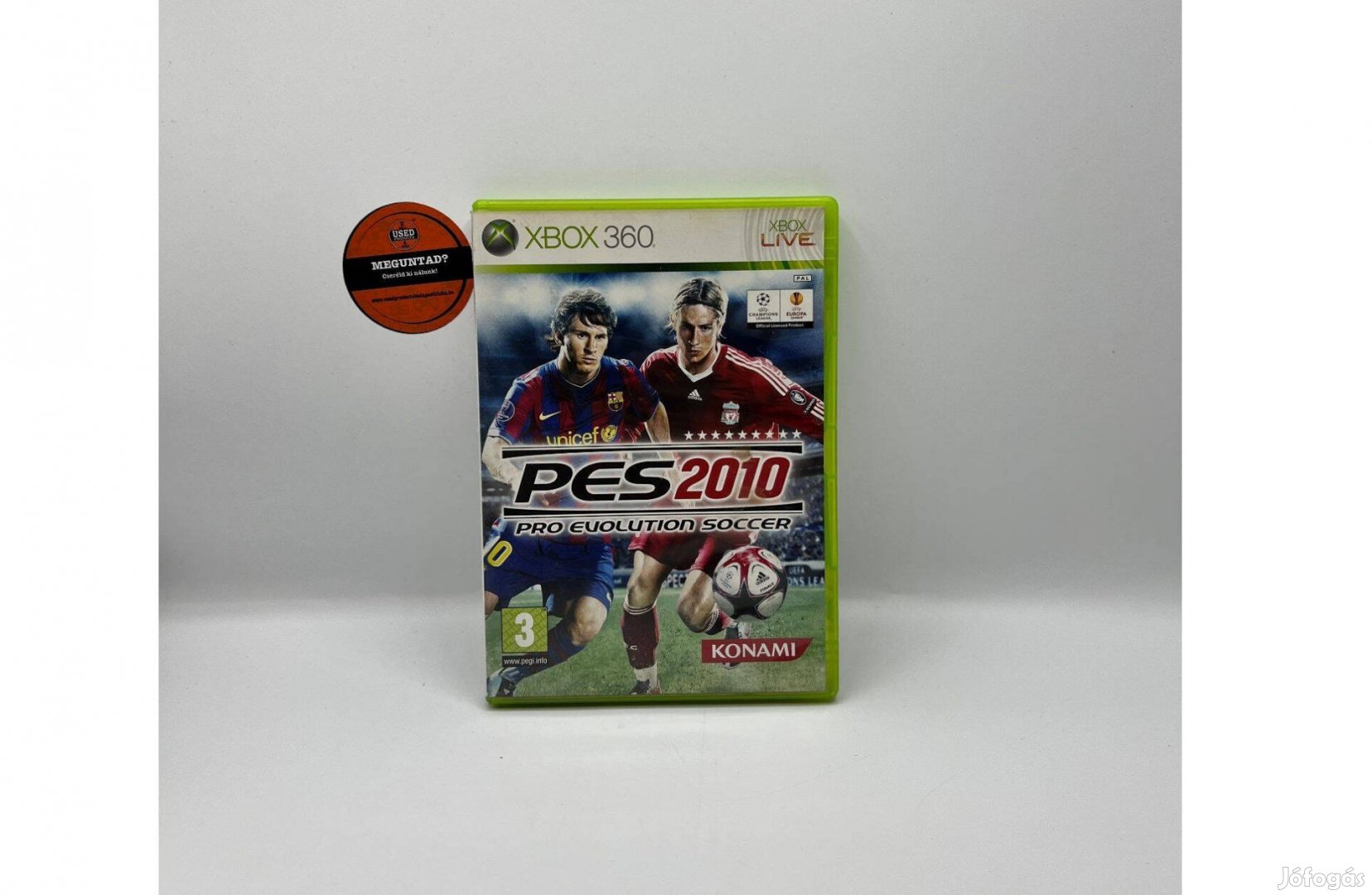 Pro Evolution Soccer 2010 - Xbox 360 játék, használt