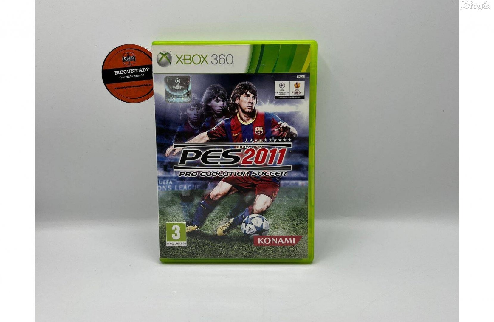 Pro Evolution Soccer 2011 - Xbox 360 játék, használt