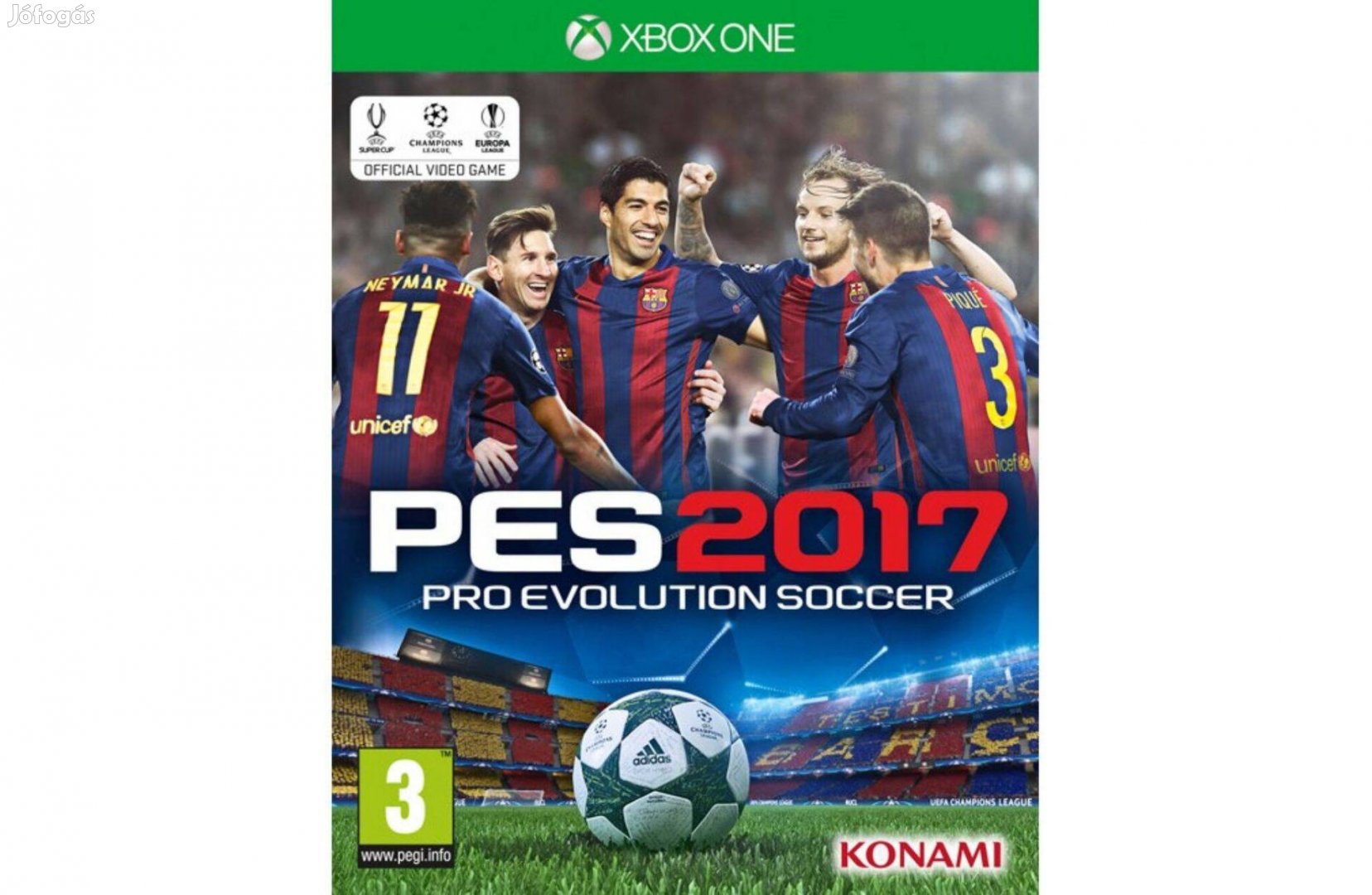 Pro Evolution Soccer 2017 - Xbox One játék, új
