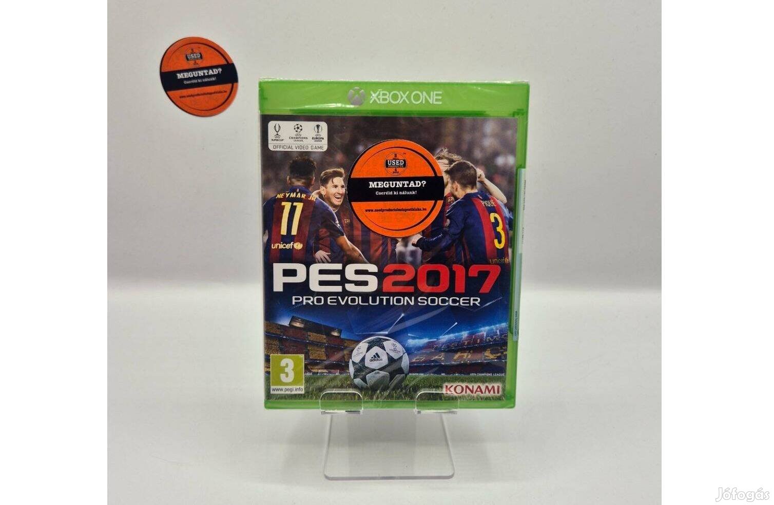 Pro Evolution Soccer 2017 - Xbox One játék, új, garanciás